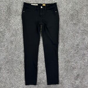 Pilcro and the Letterpress Serif Legging Pants Black Womens 26 Slim Velvet Felt